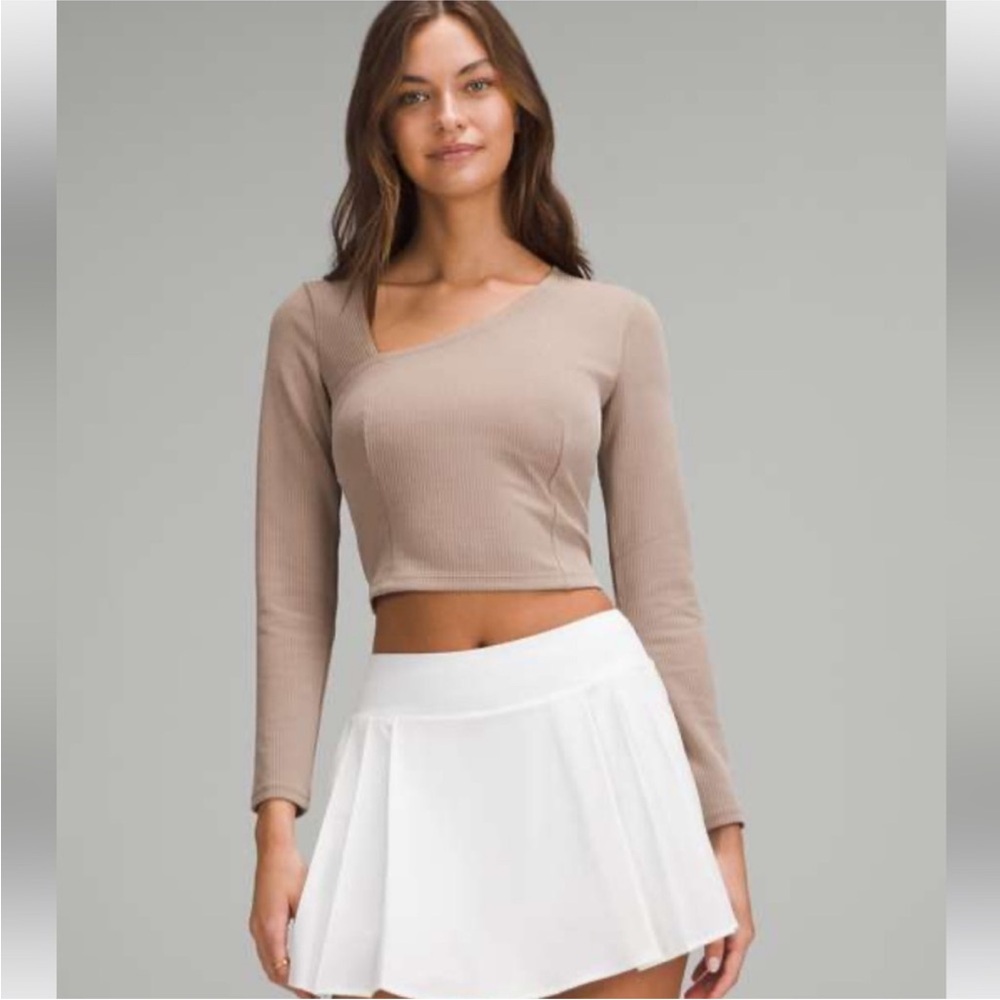 lululemon athletica Ribbed Softstreme™ Asymmetrical Long Sleeve Shirt